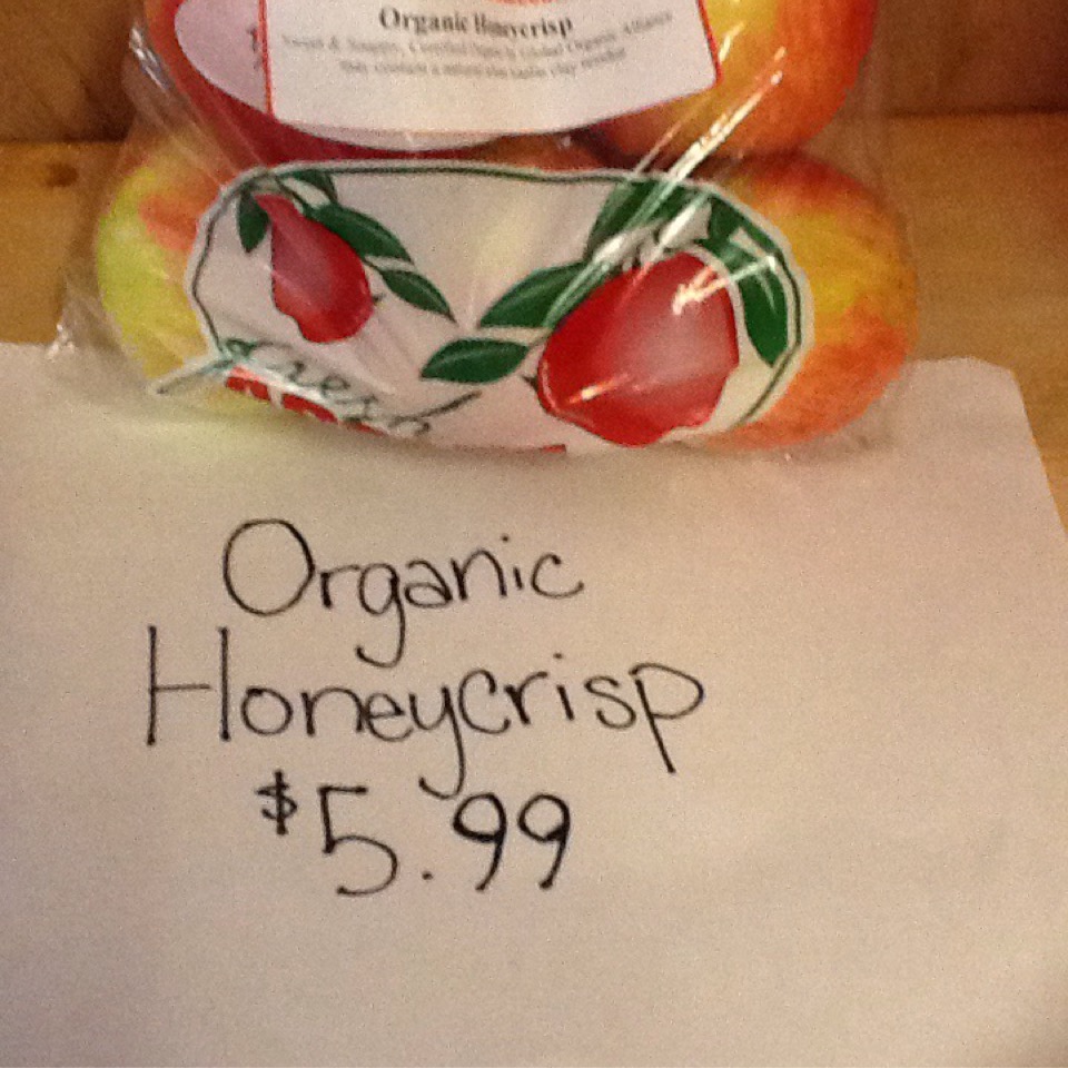 Organic Honeycrisp 1/4 Peck